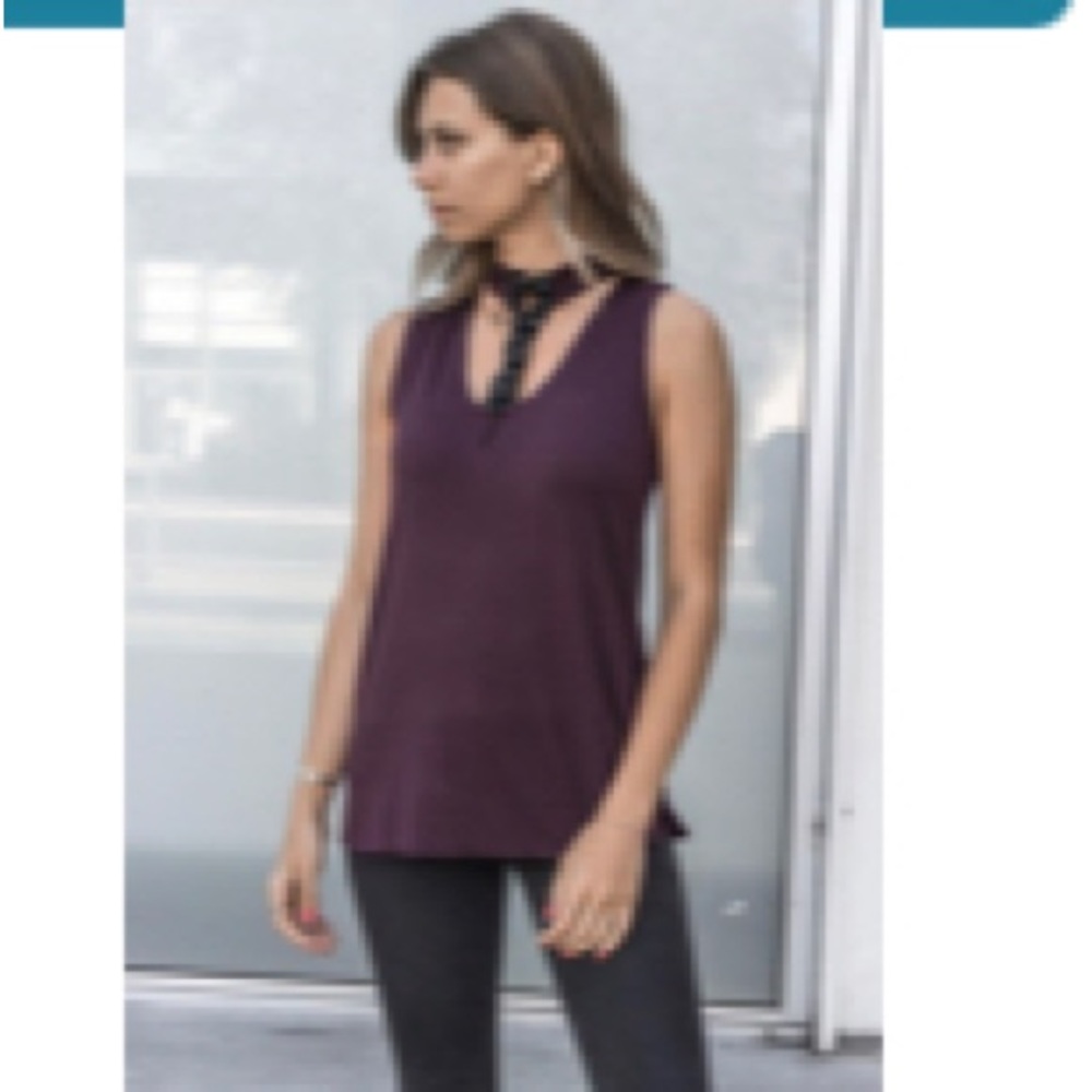 Shirt Top Tunic Lizette Eyelet Size XL 19.5” Pit to Pit 27”L by Hippie Chic